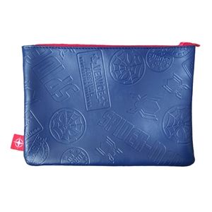 Marvel Spiderman Far from Home Blue Clutch Zippered Bag
